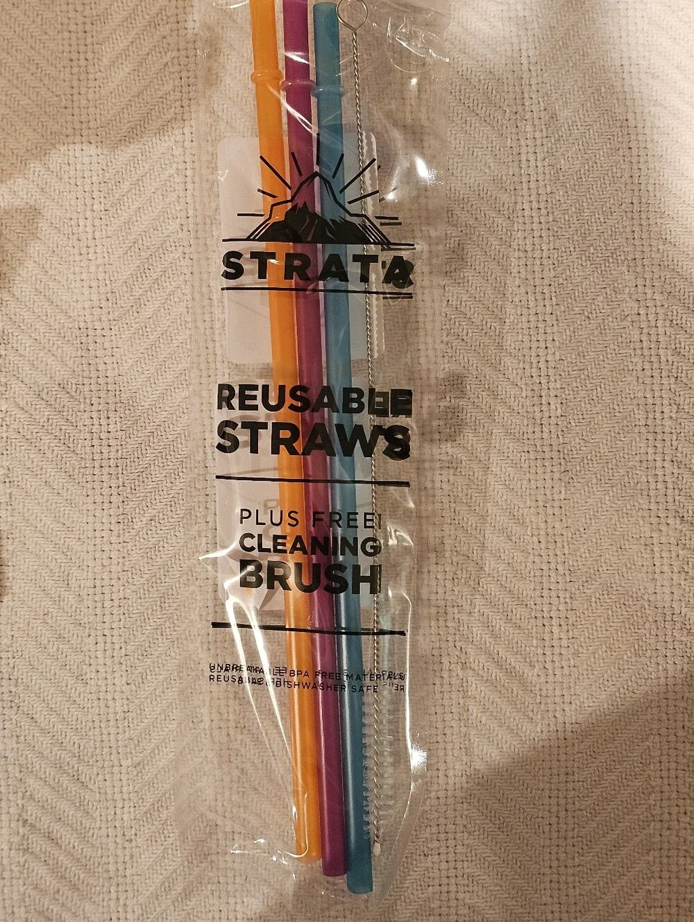 3-Pack Colorful Clear Tumbler Set